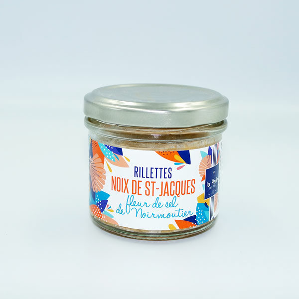rillettes de noix de saint jacquues fleur de sel noirmoutier